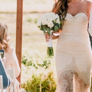 Inbal dror wedding dress cream